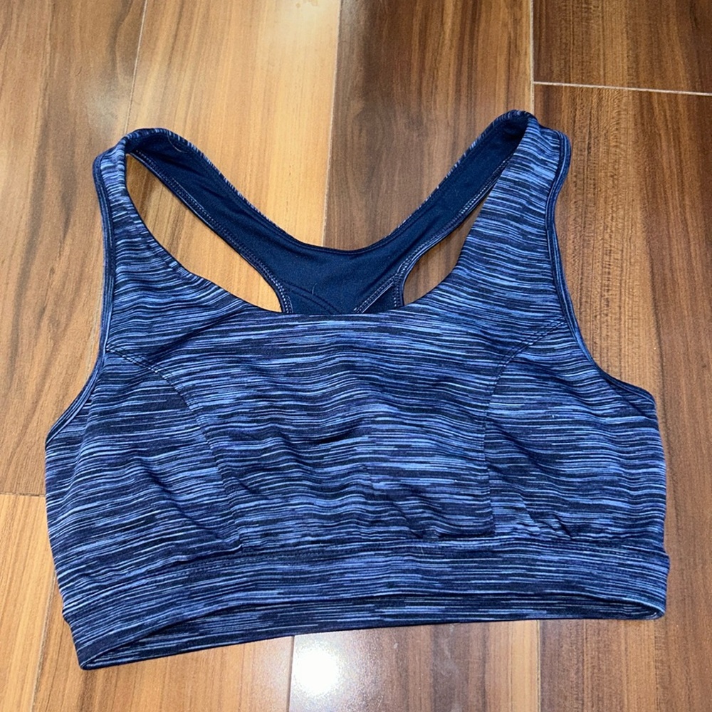 Medium Tek Gear Medium Support Blue Sports Bra